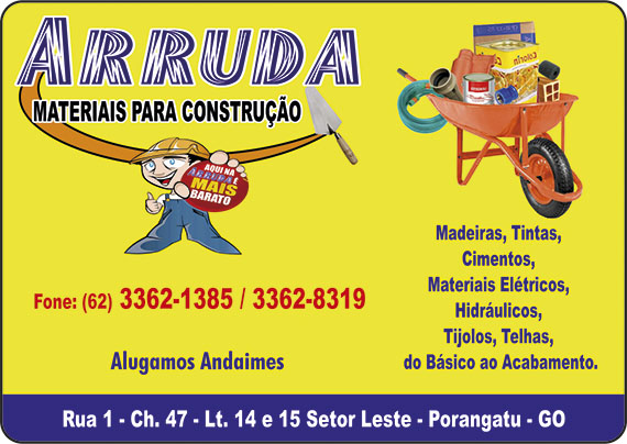 ARRUDA MATERIAIS P/ CONSTRUÇÃO