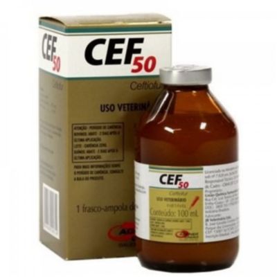 CEF-50 100ML - CEFTIOFUR INJETAVEL