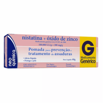 Nistatina + Óxido de Zinco ( Tratamento de Assaduras)