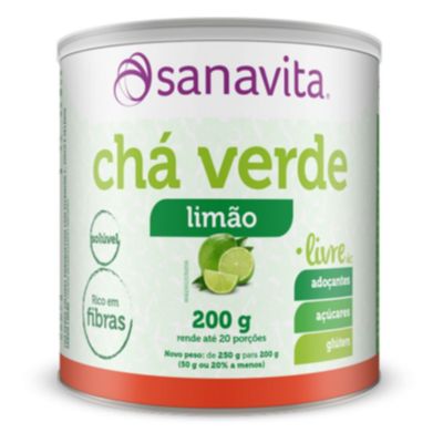 Chá Verde Sanavita Sabor Limão