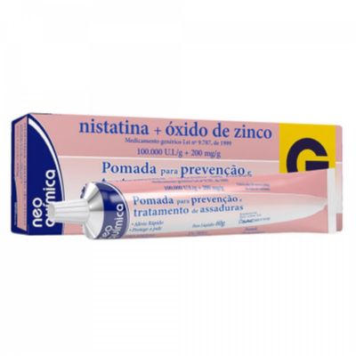 Nistatina + Óxido de Zinco Neo Química Genérico Pomada