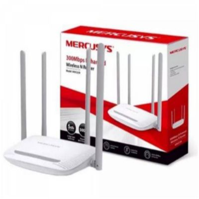 Roteador Wi-Fi Mercusys Mw325r 300 Mbps 4 Portas + 4 Antenas