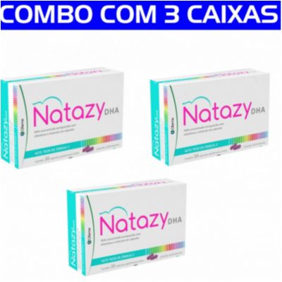 COMBO 3 CAIXAS Suplemento Vitaminico Natazy DHA