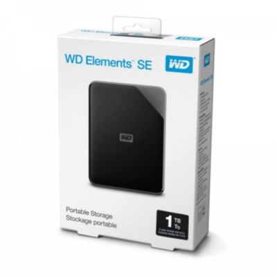 HD PORTÁTIL WD ELEMENTS  1TB  USB 3.0  PRETO 