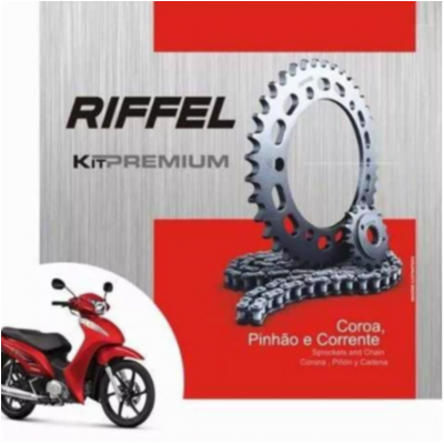 Kit Relação Riffel Biz 125 05/16 Premium