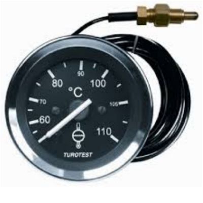 Relógio de temperatura com interruptor TUROTEST