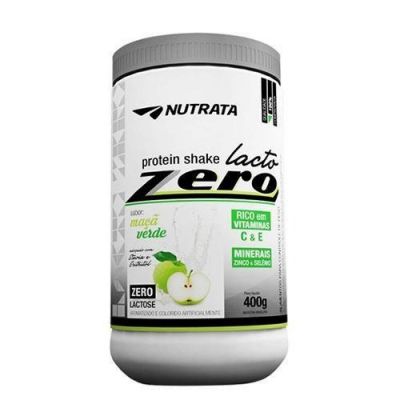 Protein Shake Nutrata Zero Lactose - Maça Verde - 400g