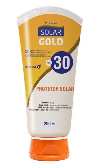 Protetor Solar FPS30 200ML - Solar Gold