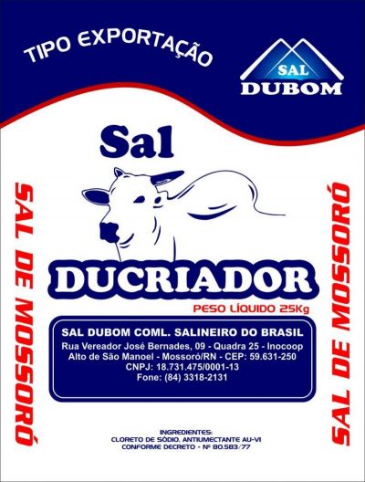 Sal  Ducriador 25kg (Promoção Especial)