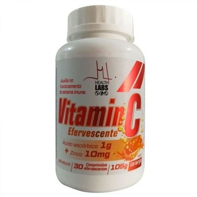 VITAMINA C 1G + ZINCO 10MG HEALTH LABS