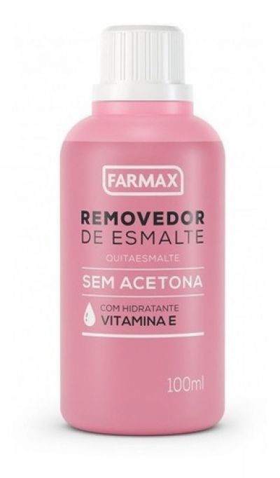 Removedor Esmalte 100ml ( C/ Vitamina E ) Farmax