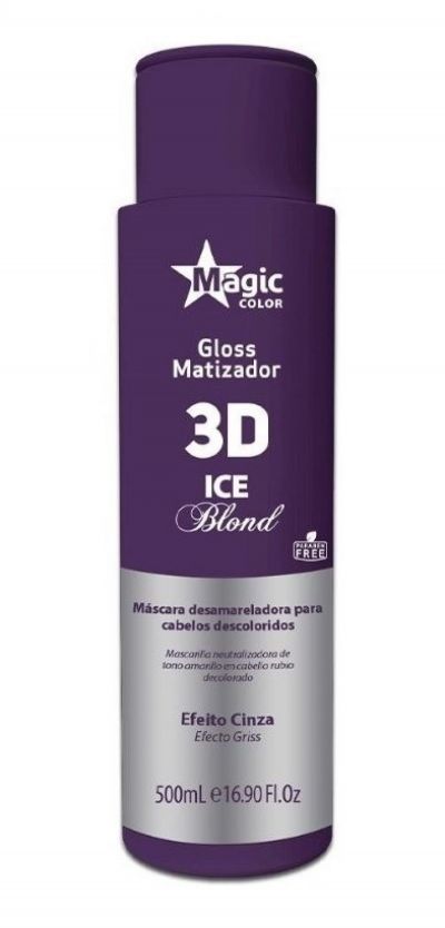 Magic Color Gloss Matizador 3d Ice Blond 500ml