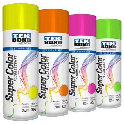 Tinta Spray Super Color Fluorescente