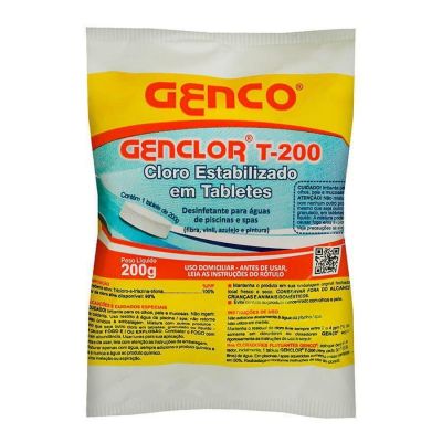 Genclor T-200 Tabletes Cloro Estabilizado Genco