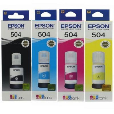 Tinta Epson 504 P/ L4150 L4160 L6161 L6171 L6191