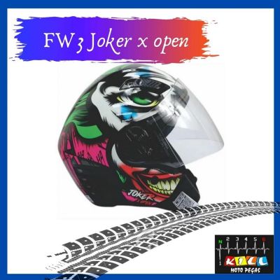 Capacete Fw3 Joker X Open