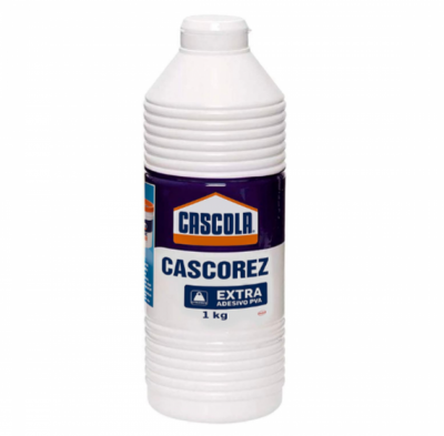 Cascola Cascorez Extra, Cola branca extra forte de fácil aplicação, Cola de PVA com secagem transpar