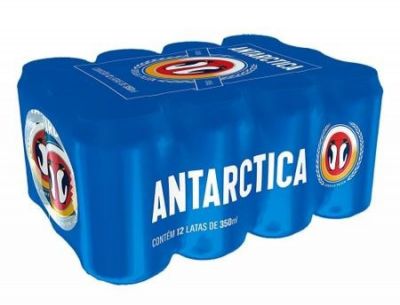 Cerveja Antarctica Lata 350ml 12 Unidades