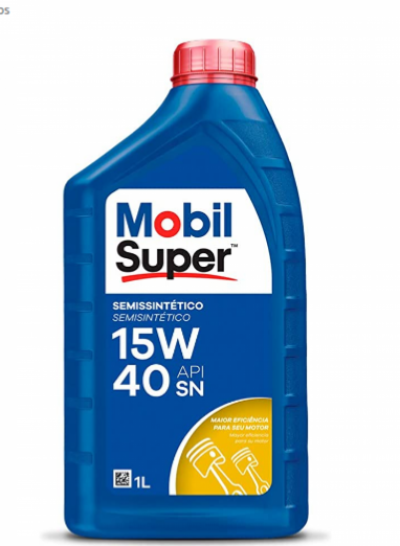 Oleo Lubrificante Para Carros Semissinético Mobil Super 15W-40