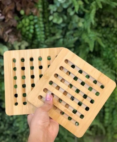 Folga de panela em bambu