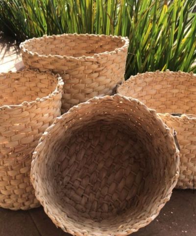 cestos de bambu