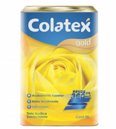 TINTA ACRÍLICA COLATEX GOLD - 18 L