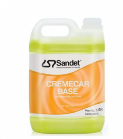 Shampoo Automotivo Cremecar Concentrado Base Sandet 5lts