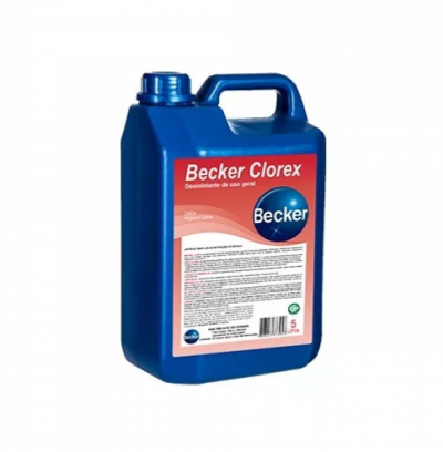 Sanitizante Becker Clorex Becker 5 L - Hipoclorito De Sódio