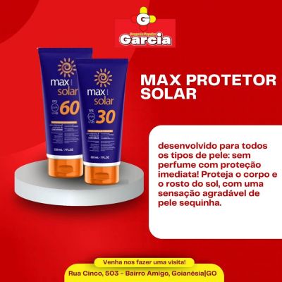 max protetor solar