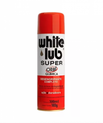 White Lub Super Desengripante Óleo Spray Lubrificante 300 Ml