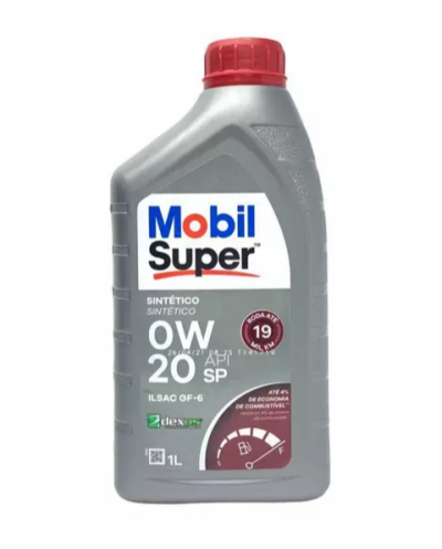 Oleo Mobil Super 0w20 Sintético API SP Dexos 1 1L