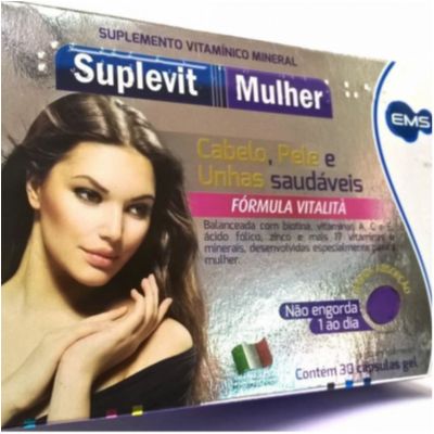  Suplemento Vitamínico Mineral - Suplevit Mulher