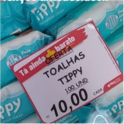 TOALHAS TIPPY C 100 UND
