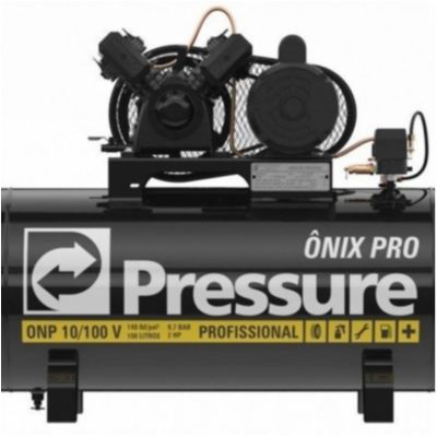 Compressor de ar 10 Pés 100 litros Onix - PRESSURE