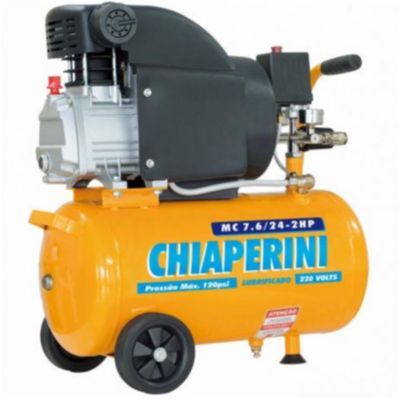 Motocompressor de Ar Chiaperini 24L 2HP - MC 7.6/24 3320RPM