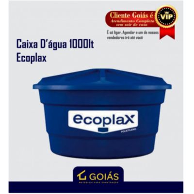 CAIXA D'ÁGUA ECOPLAX 1000LT