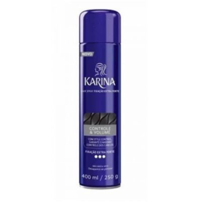 Fixador Karina Hair Spray Fixação Extra Forte 400ml
