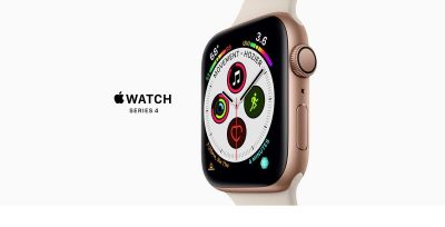 Apple Watch Series 4 (GPS, 40mm) - Space Gray Aluminium Case with Black Sport Band