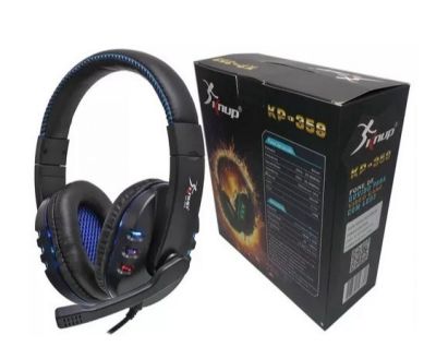 Headset Gamer Led Fone Com Microfone Pc Ps4 Ps3 Knup Kp-359