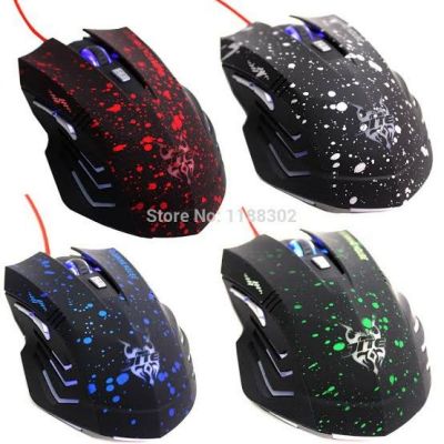 Jite JT-2054 Wired Gaming Mouse 1600 DPI 6 Buttons LED Optical USB