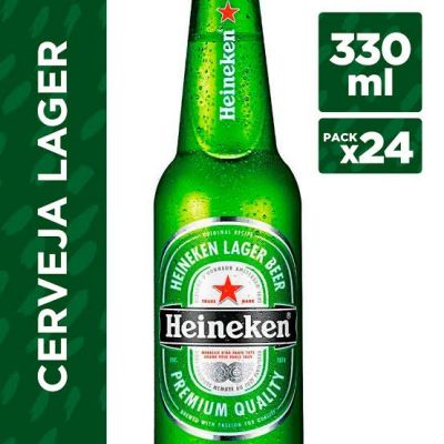 Cerveja HEINEKEN Long Neck Garrafa 330ml