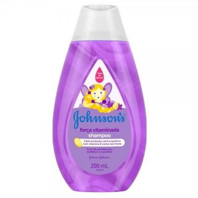 Shampoo Johnson e Johnson Força Vitaminada 200ml