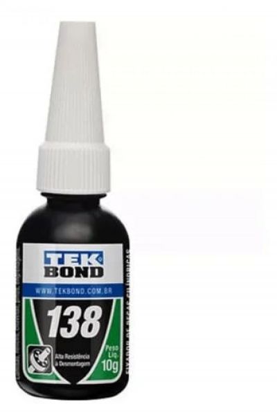 Adesivo anaeróbico 10g 138 (fixador de pçs cilindras) -TEK BOND