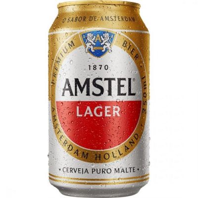 Cerveja Amstel Larger Puro Malte Lata