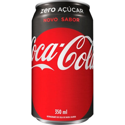 Refrigerante Zero lata 350ml - Coca Cola