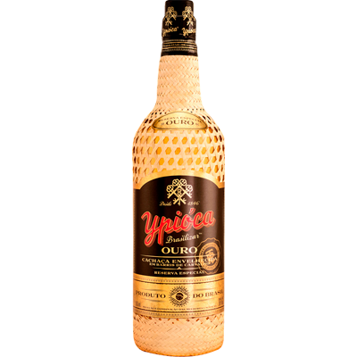 Cachaça Ouro garrafa com palha 965ml - Ypioca