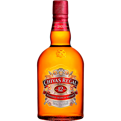 Whisky Escocês Chivas Regal 12 Anos garrafa 1Litro - Chivas Brothers Ltd
