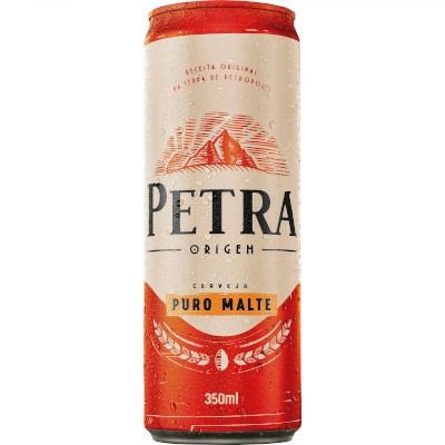 Cerveja Puro Malte lata 350ml - Petra