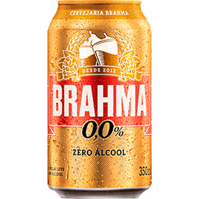 Cerveja Zero álcool lata 350ml - Brahma