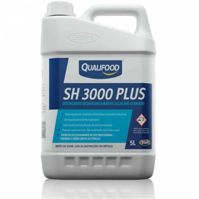 Detergente Desengordurante Alcalino Clorado START SH 3000 5L